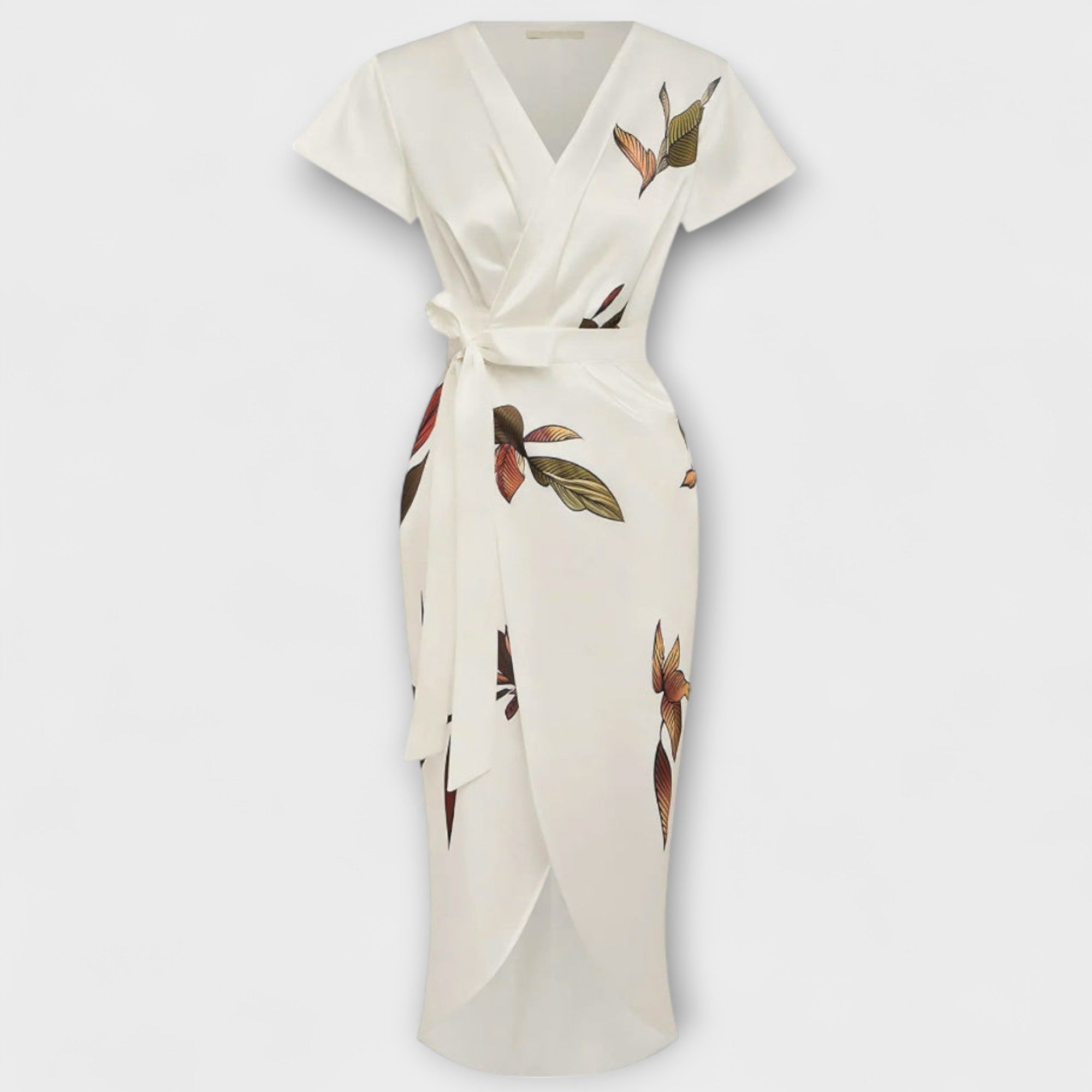 Blush & Bay™ | Satin Wrap Dress