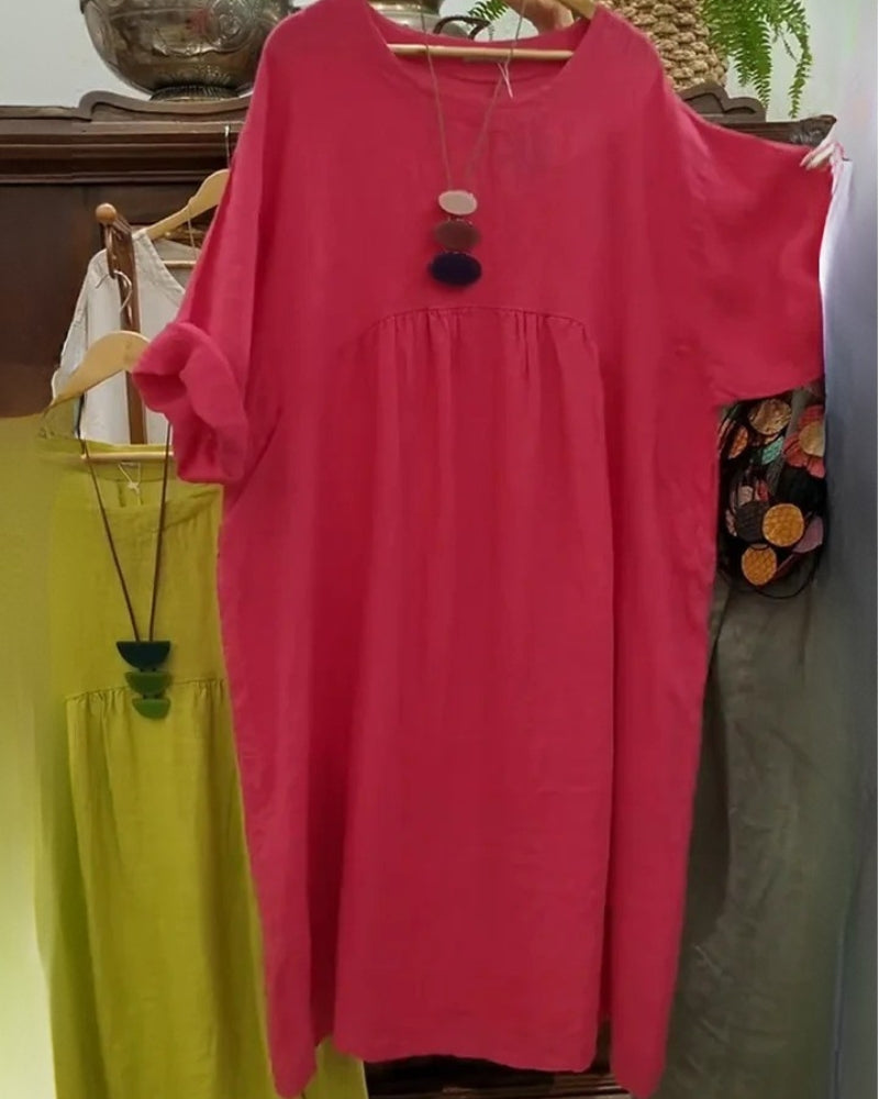 Alessia™ | Cotton & Linen Dress