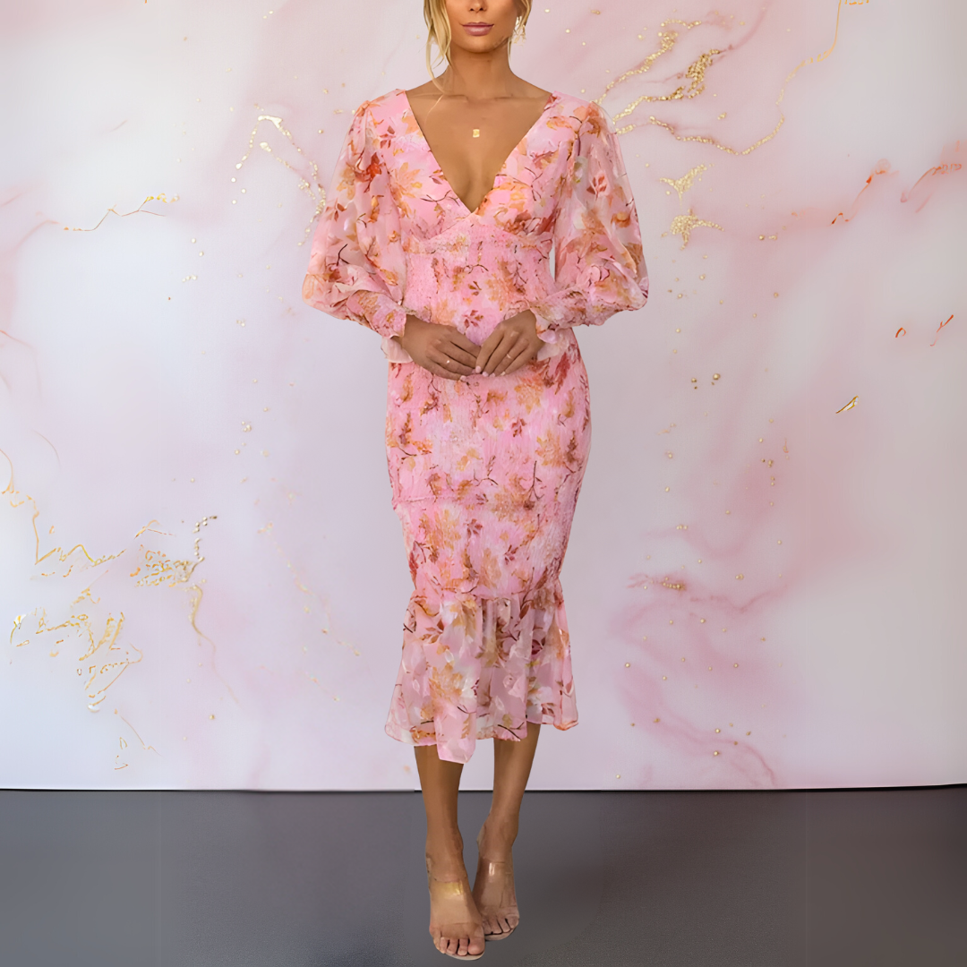 Blush & Bay™ | Elegant Floral Dress
