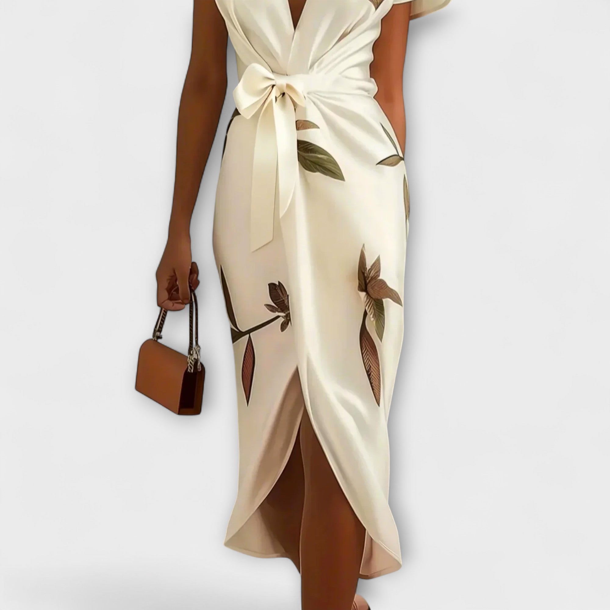 Blush & Bay™ | Satin Wrap Dress