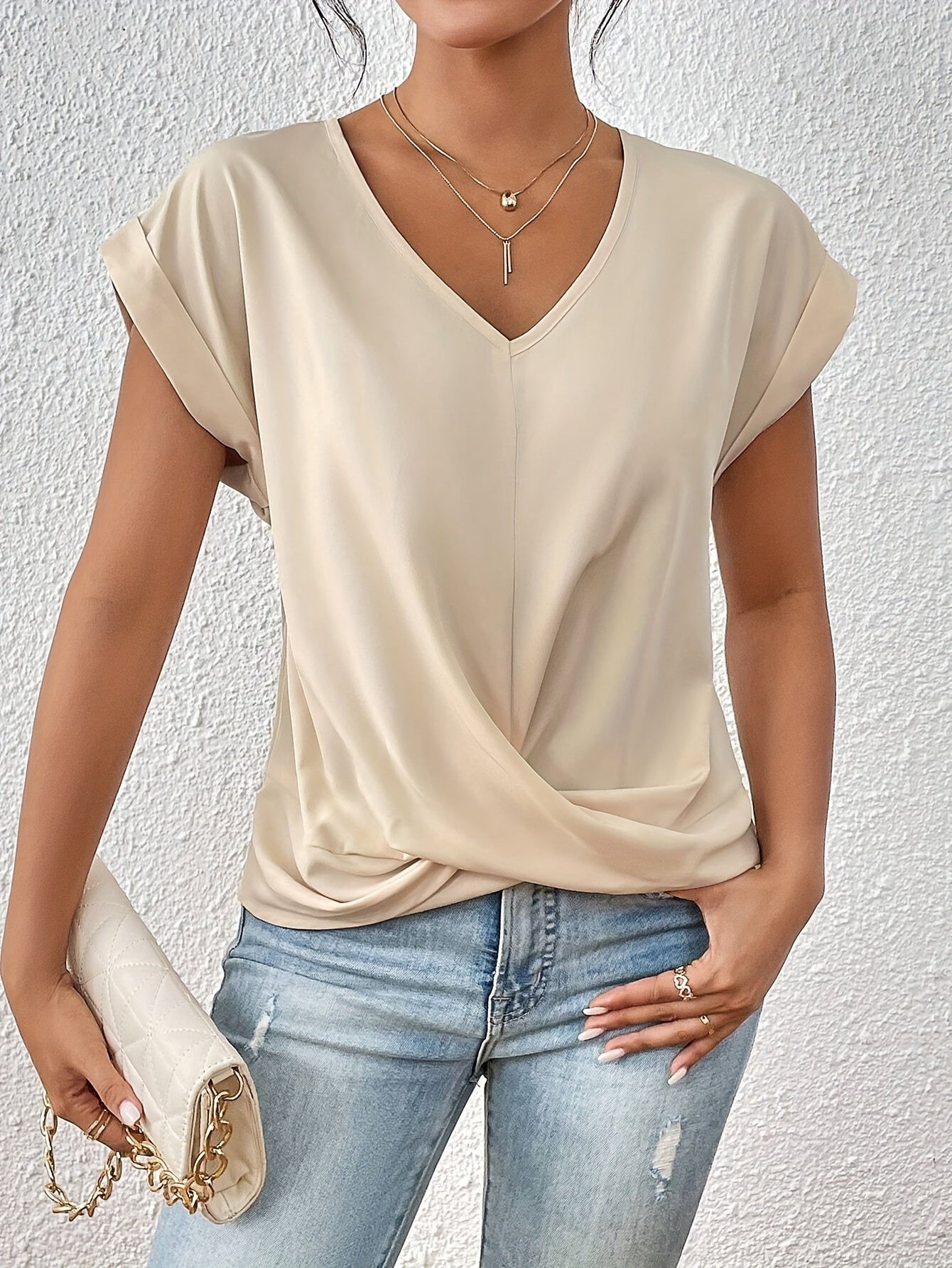 Blush & Bay™ | Relaxed Front Twist Top