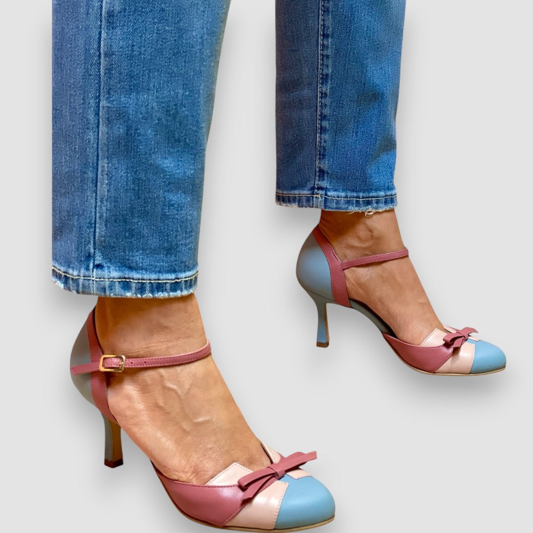 Noelle – Retro Bow Heels