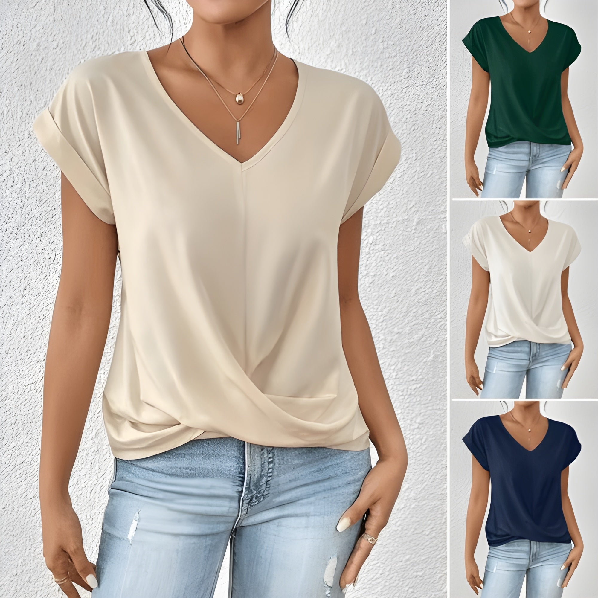 Blush & Bay™ | Relaxed Front Twist Top