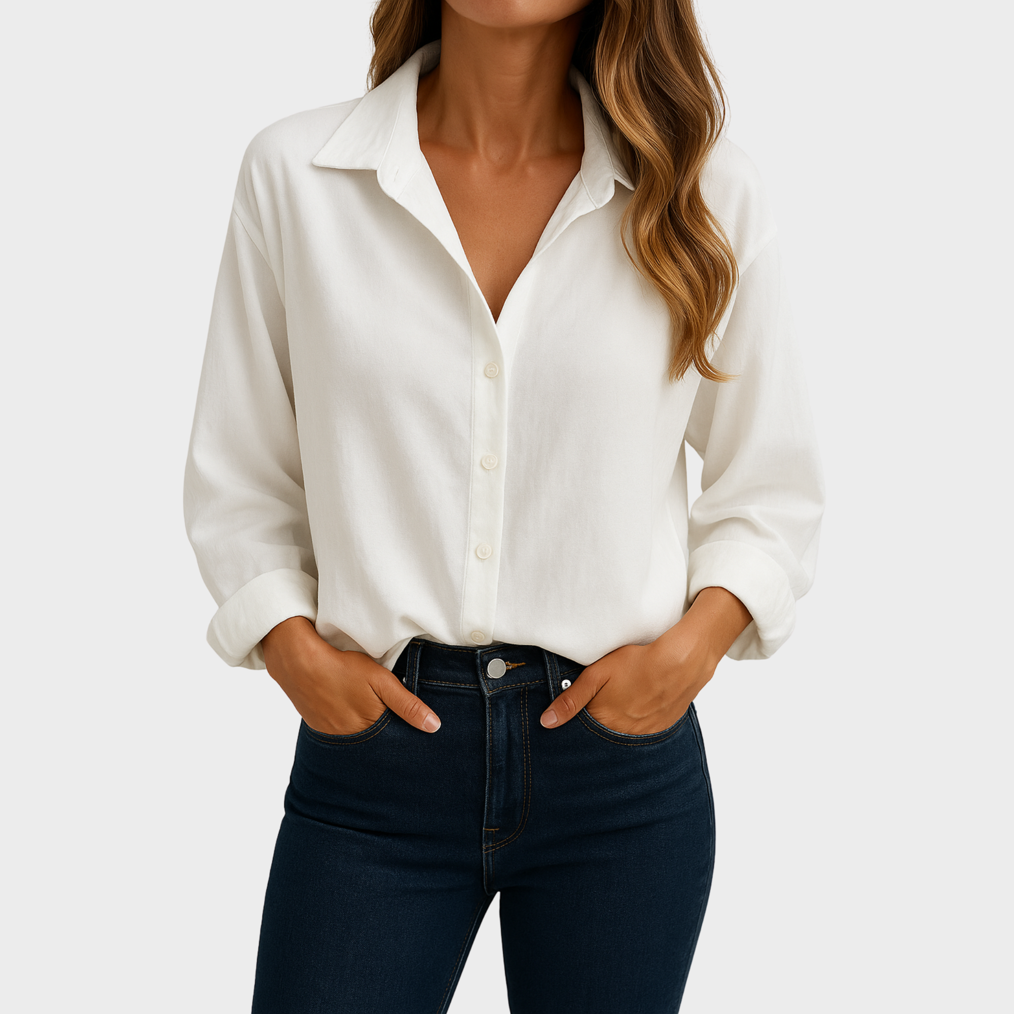 Blush & Bay™ | Stylish Buttoned Blouse
