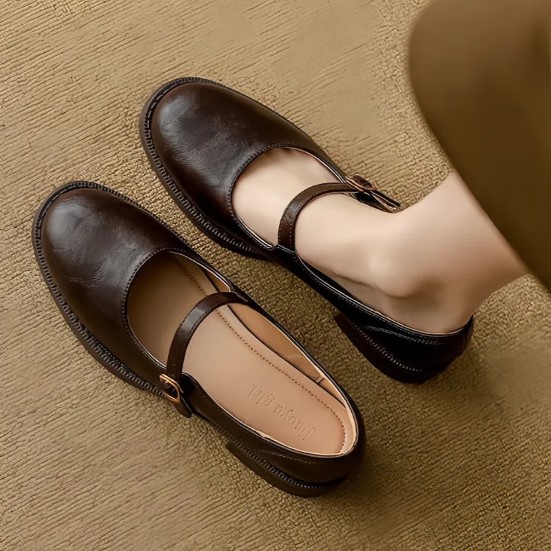 Blush&Bay™| Classic Comfort Mary Janes Made Of Leather
