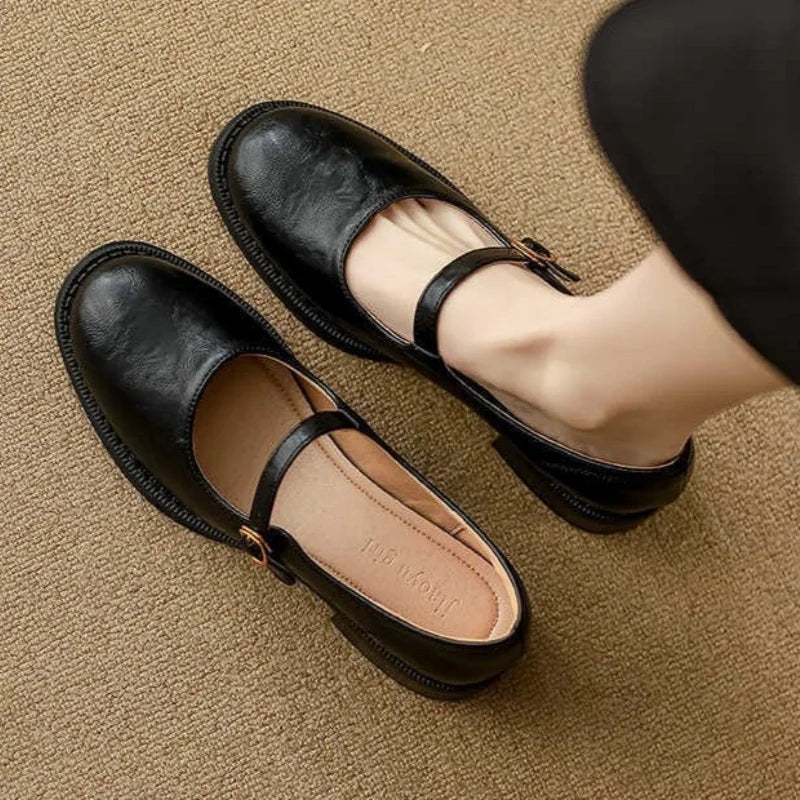 Blush&Bay™| Classic Comfort Mary Janes Made Of Leather
