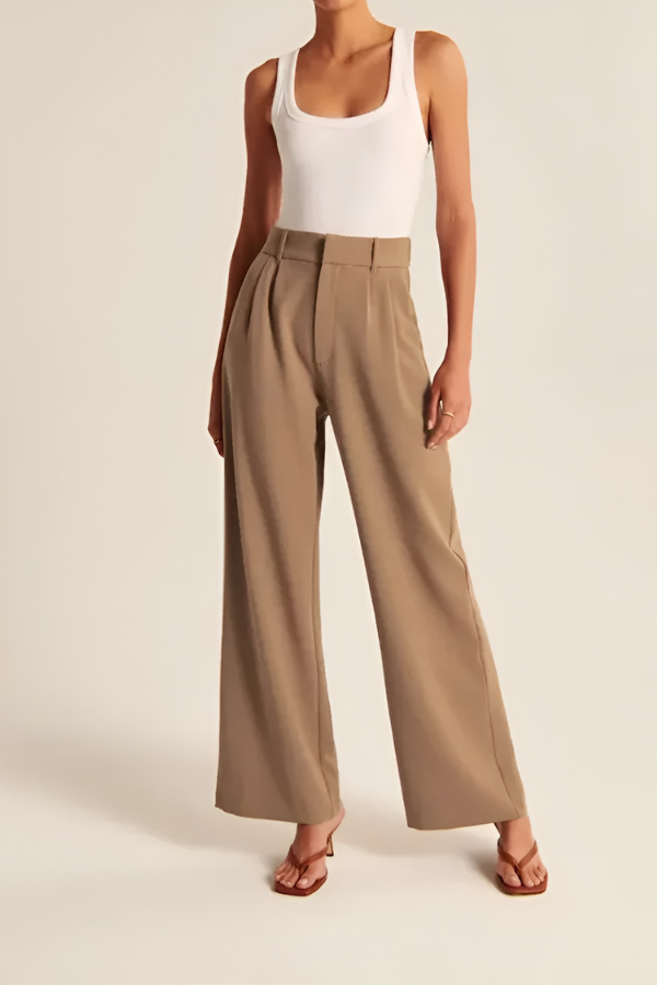 Blush & Bay™ | Wide Leg Tailored Pants