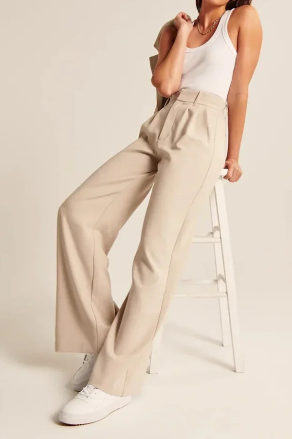 Blush & Bay™ | Wide Leg Tailored Pants