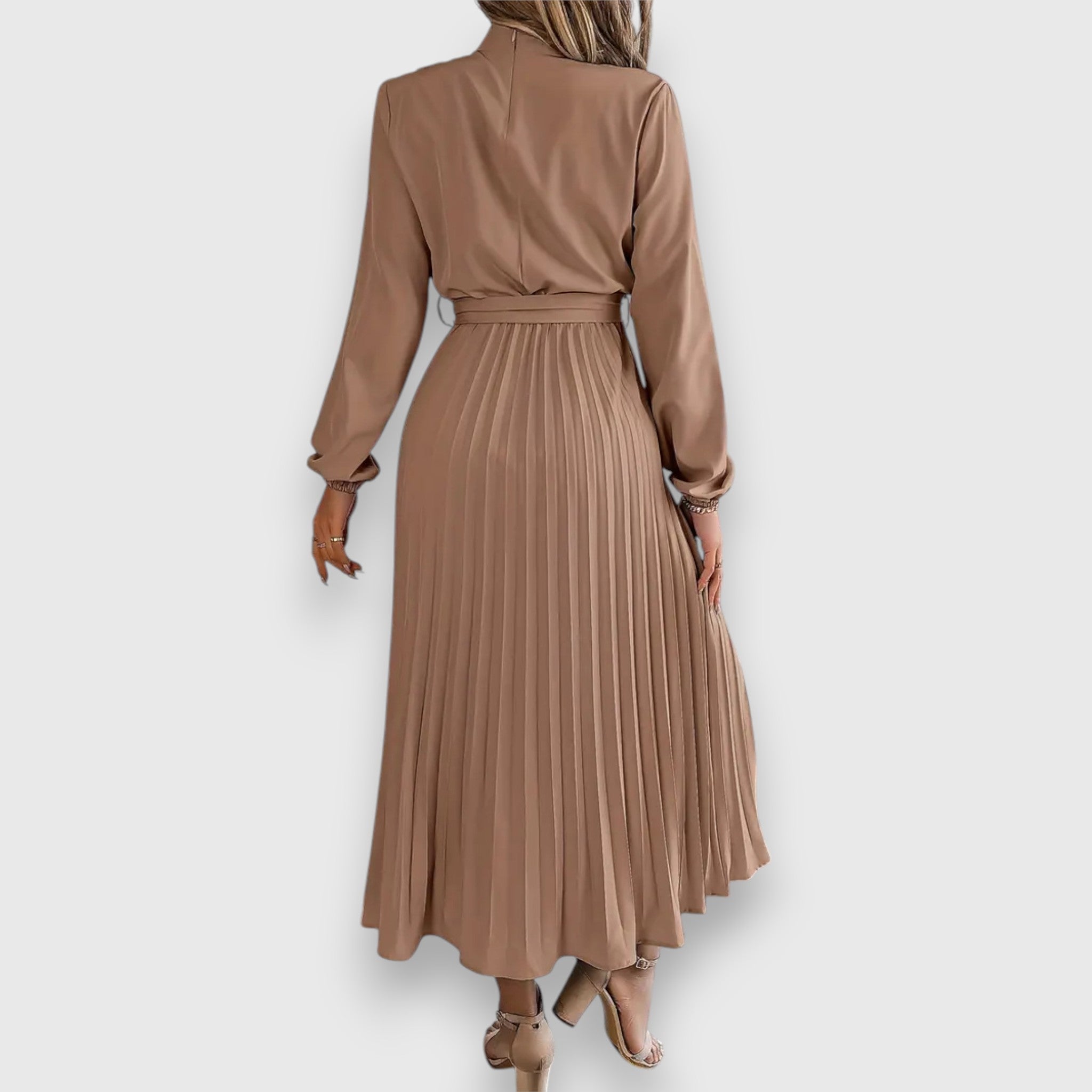 Blush & Bay™ | Pleated Midi Dress