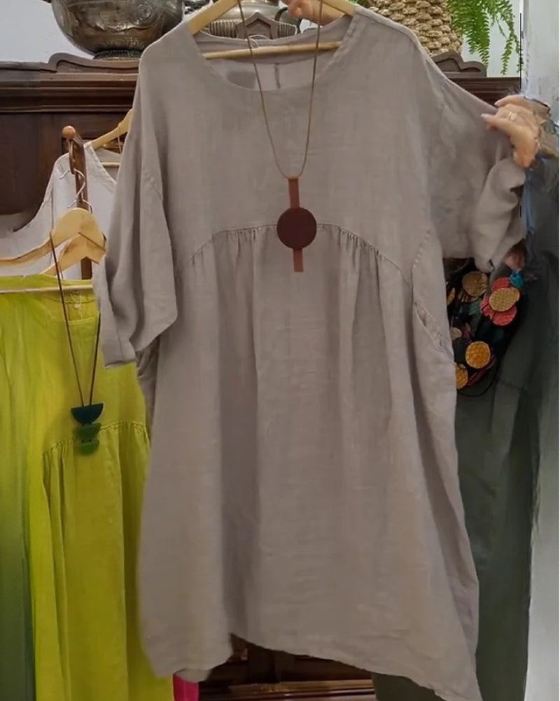 Alessia™ | Cotton & Linen Dress