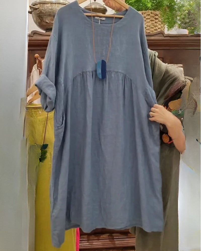 Alessia™ | Cotton & Linen Dress