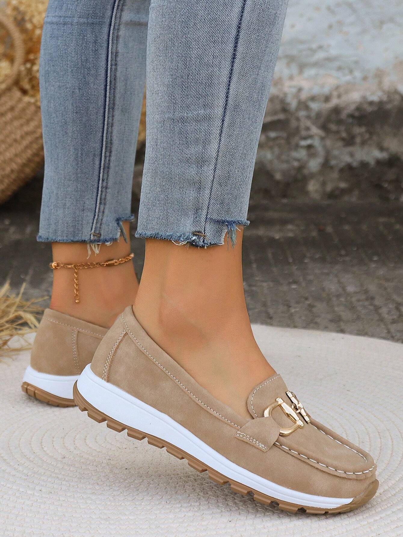 Ellie™ | Flat Buckle Loafers