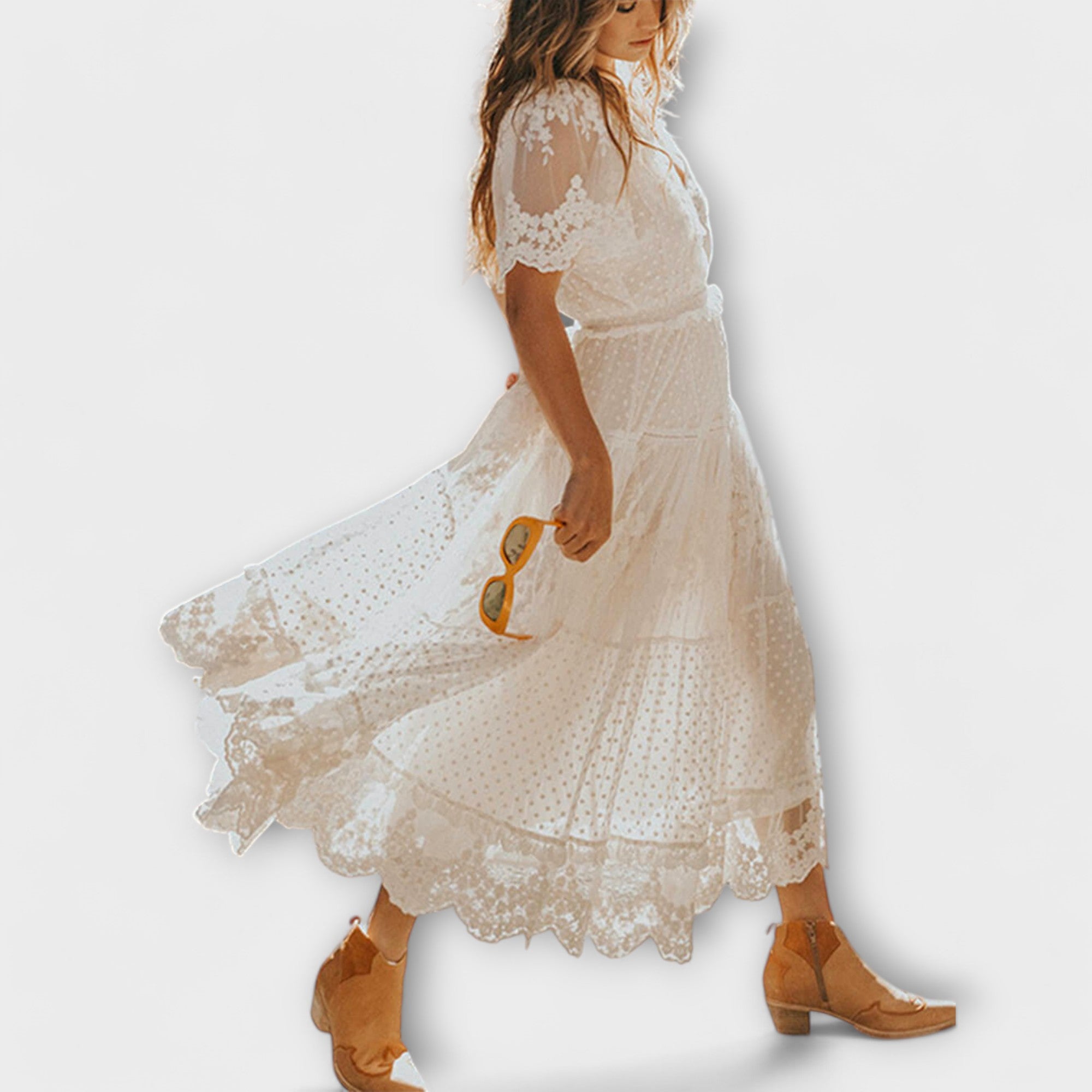 Blush & Bay™ | Lace Midi Dress