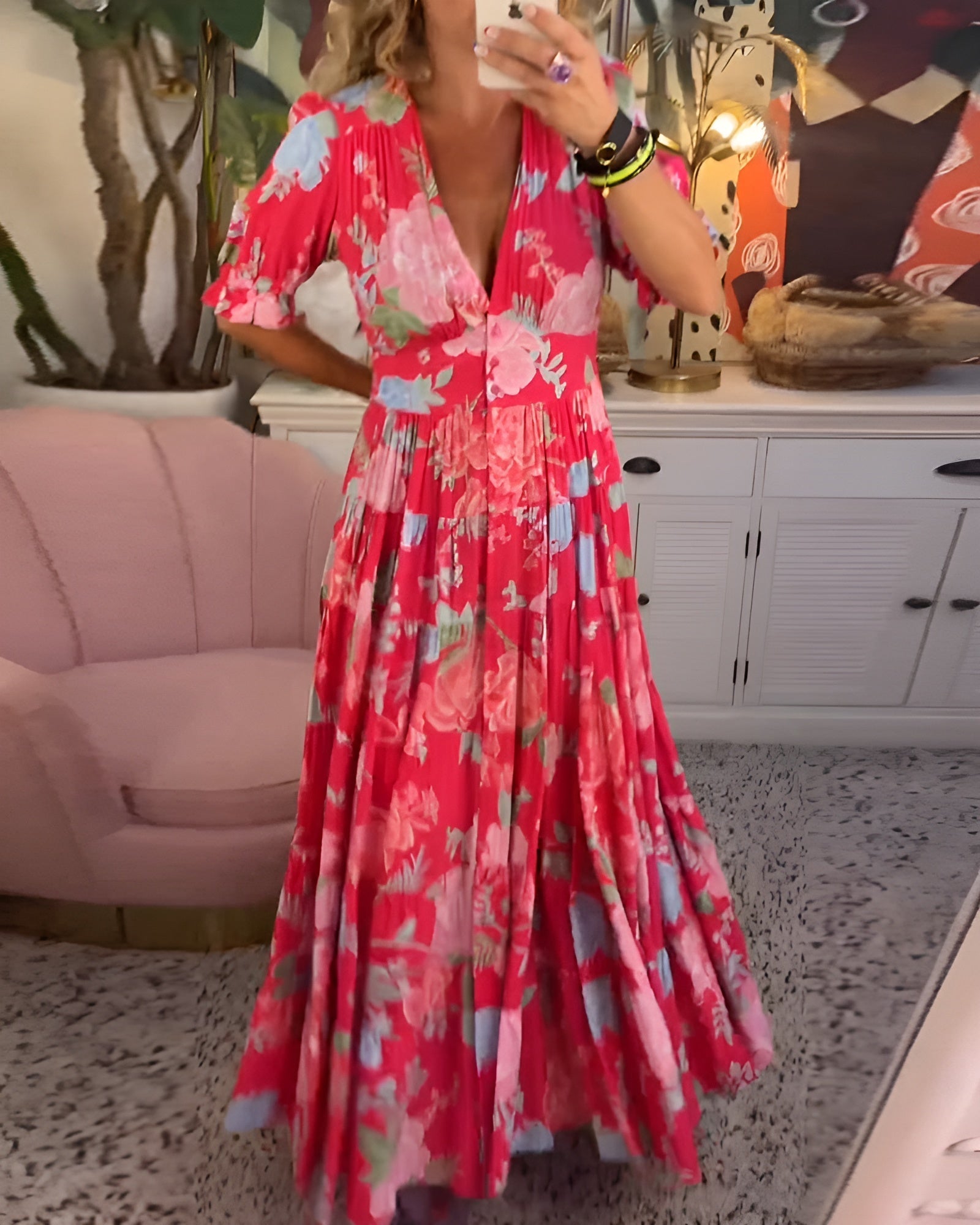 Caroline™ | Lightweight Floral Dress
