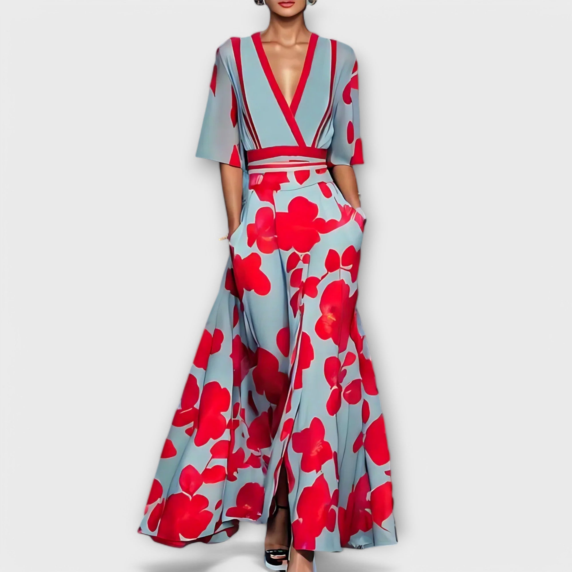 Blush & Bay™ | Elegant Floral Dress