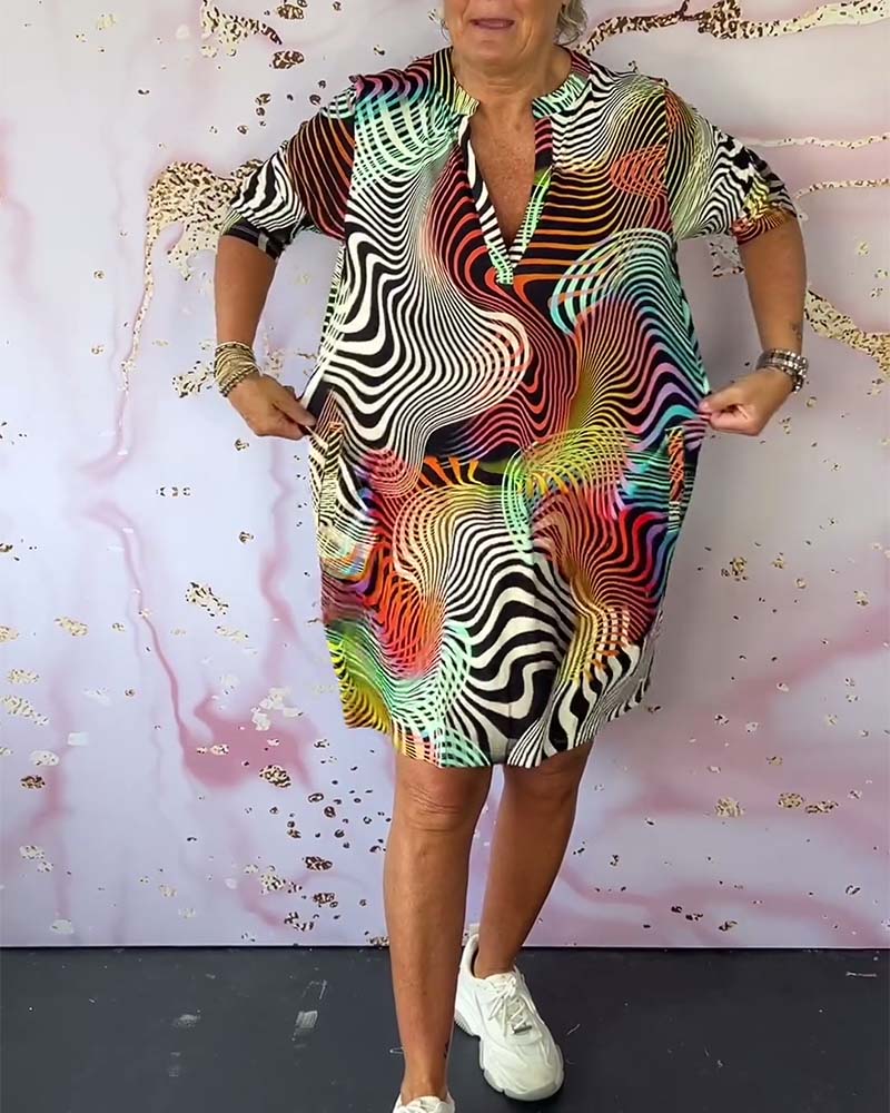 Blush &amp; Bay™ | Robe colorée à col en V
