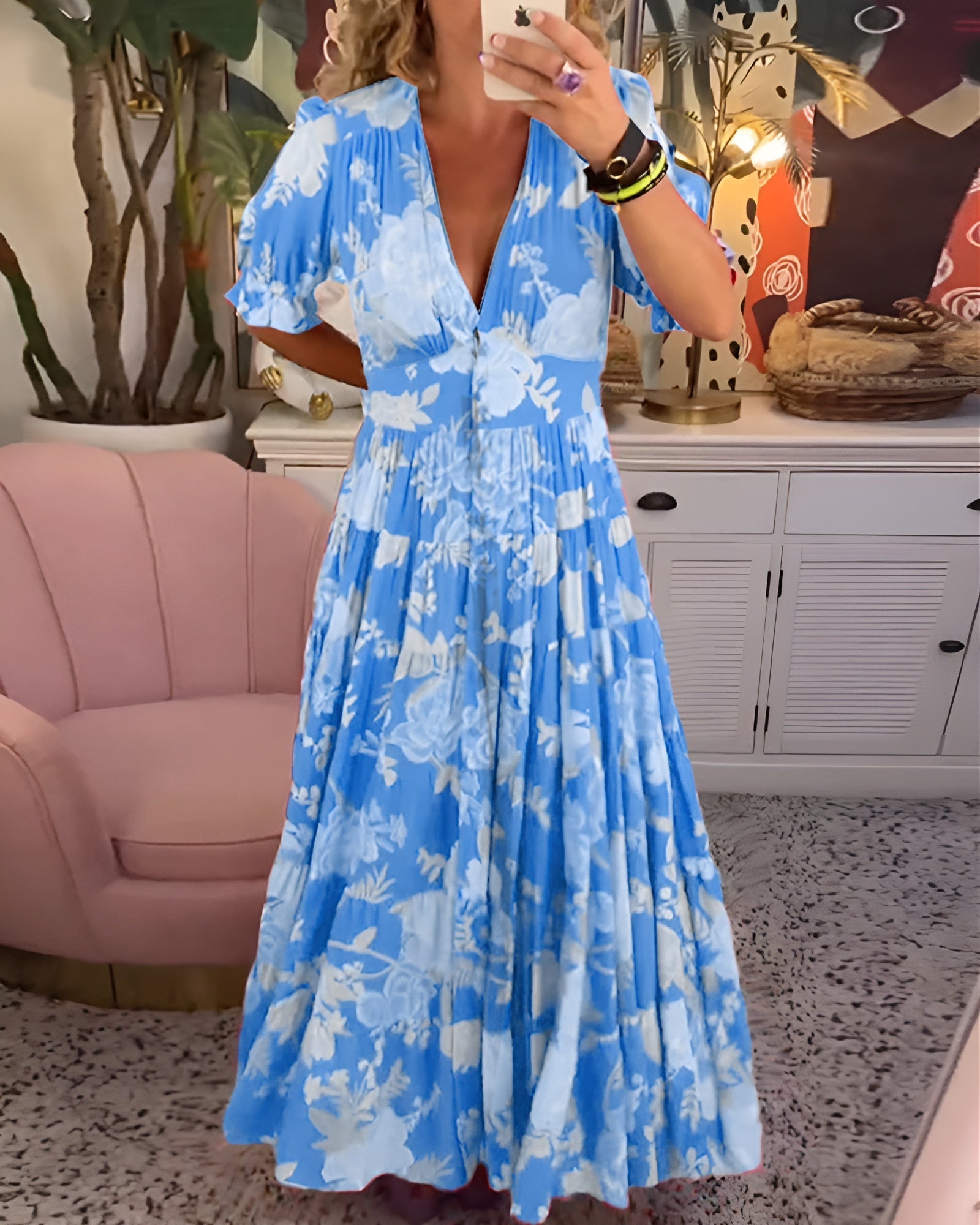 Caroline™ | Lightweight Floral Dress