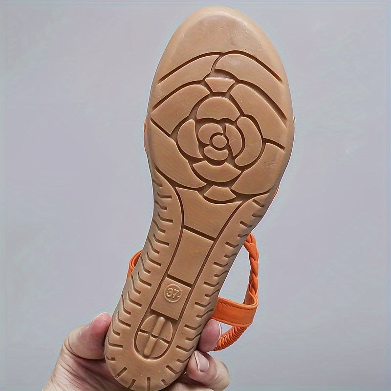 Celeste™ | Boho-Inspired Sandals with Rhinestone Straps