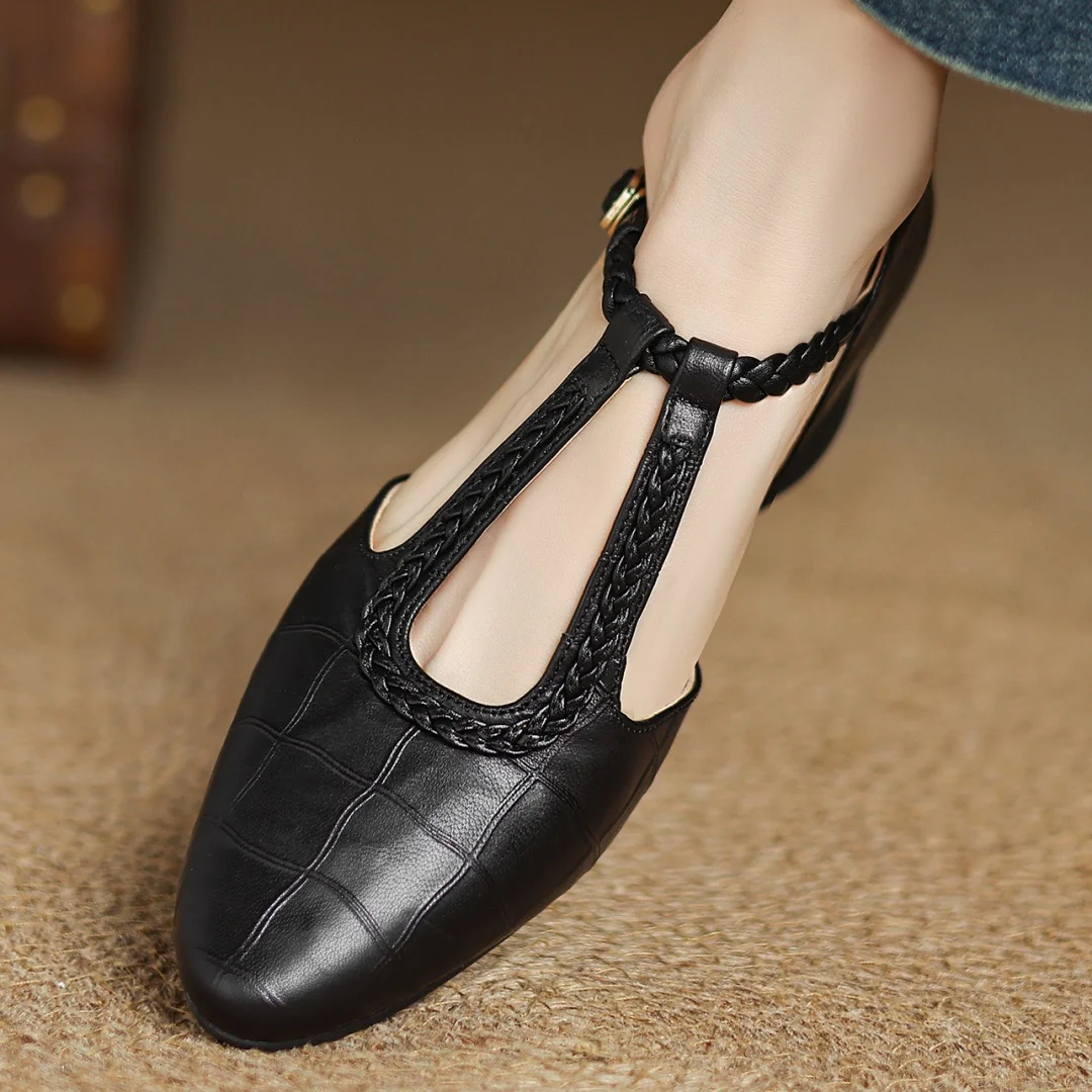 Blush&Bay™| Kepa Leather Mary Janes