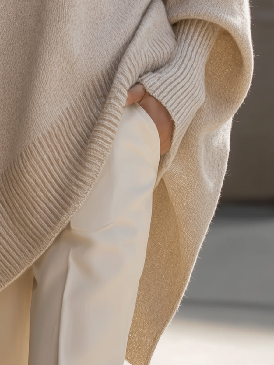 Annete™ | Oversized Poncho Sweater