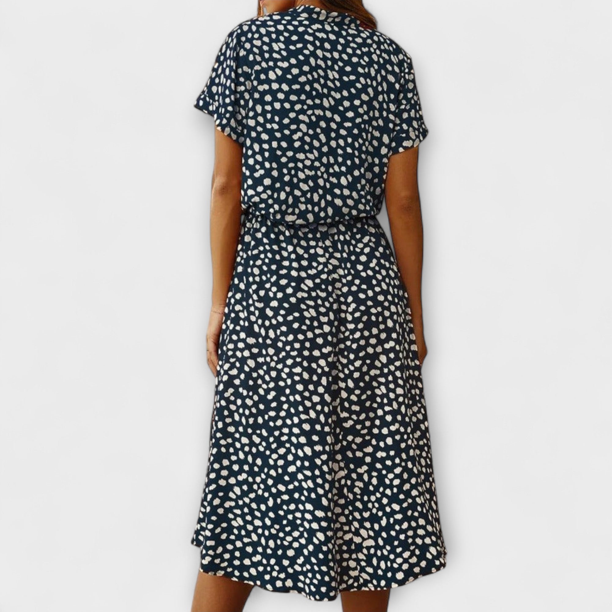 Blush & Bay™ |  Midi Dress with Elegant Fit