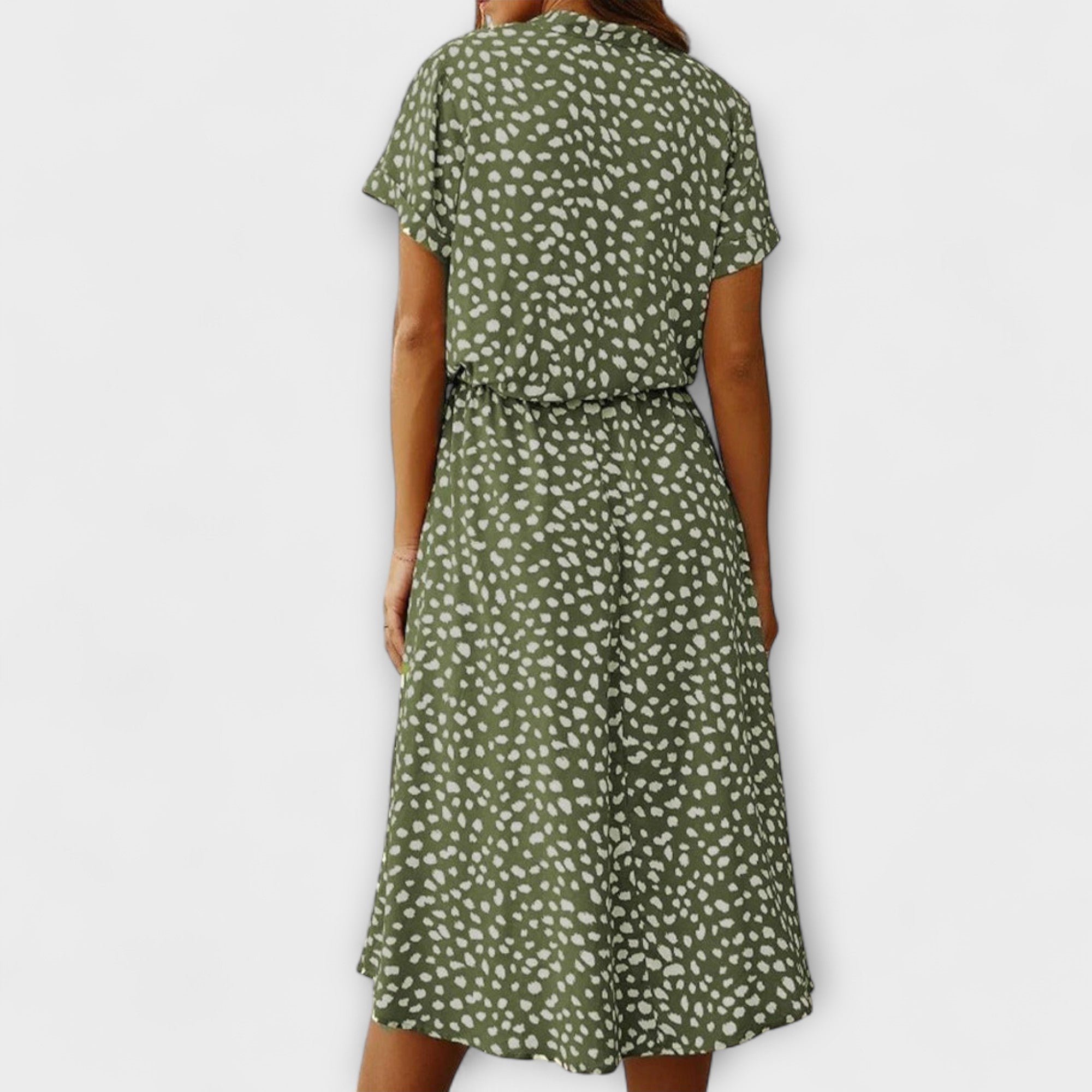 Blush & Bay™ |  Midi Dress with Elegant Fit