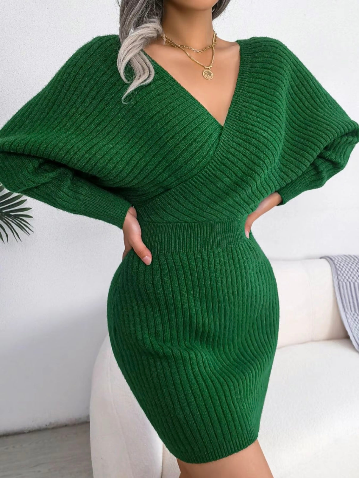 Blush & Bay™ | Sleeved Knit Dress
