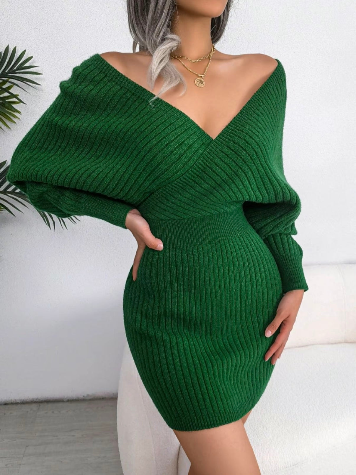 Blush & Bay™ | Sleeved Knit Dress