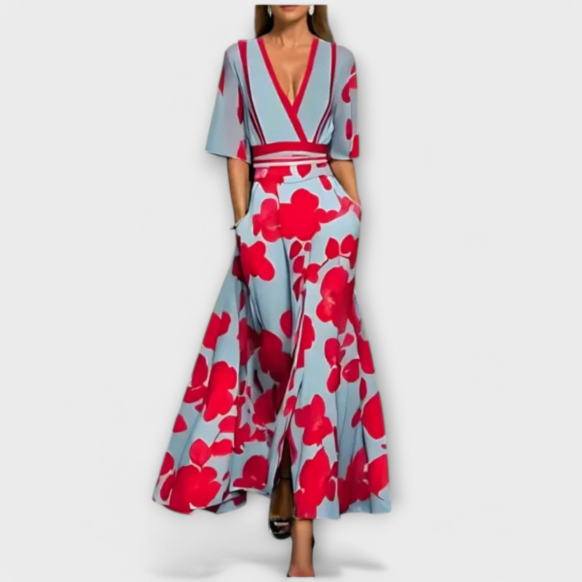 Blush & Bay™ | Elegant Floral Dress