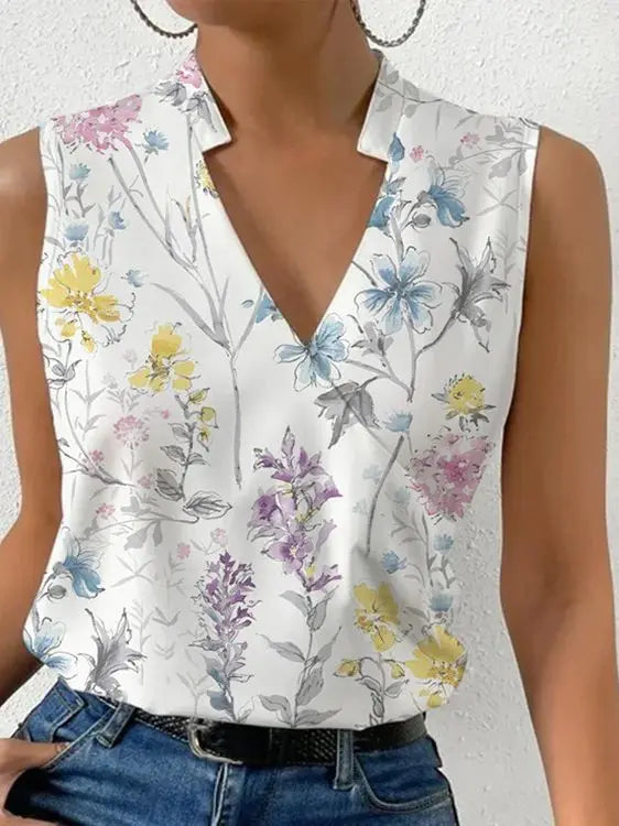Blush & Bay™ | Chic Sleeveless Blouse