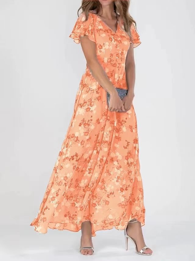 Blush & Bay™ | Flowing Floral Maxi Dress