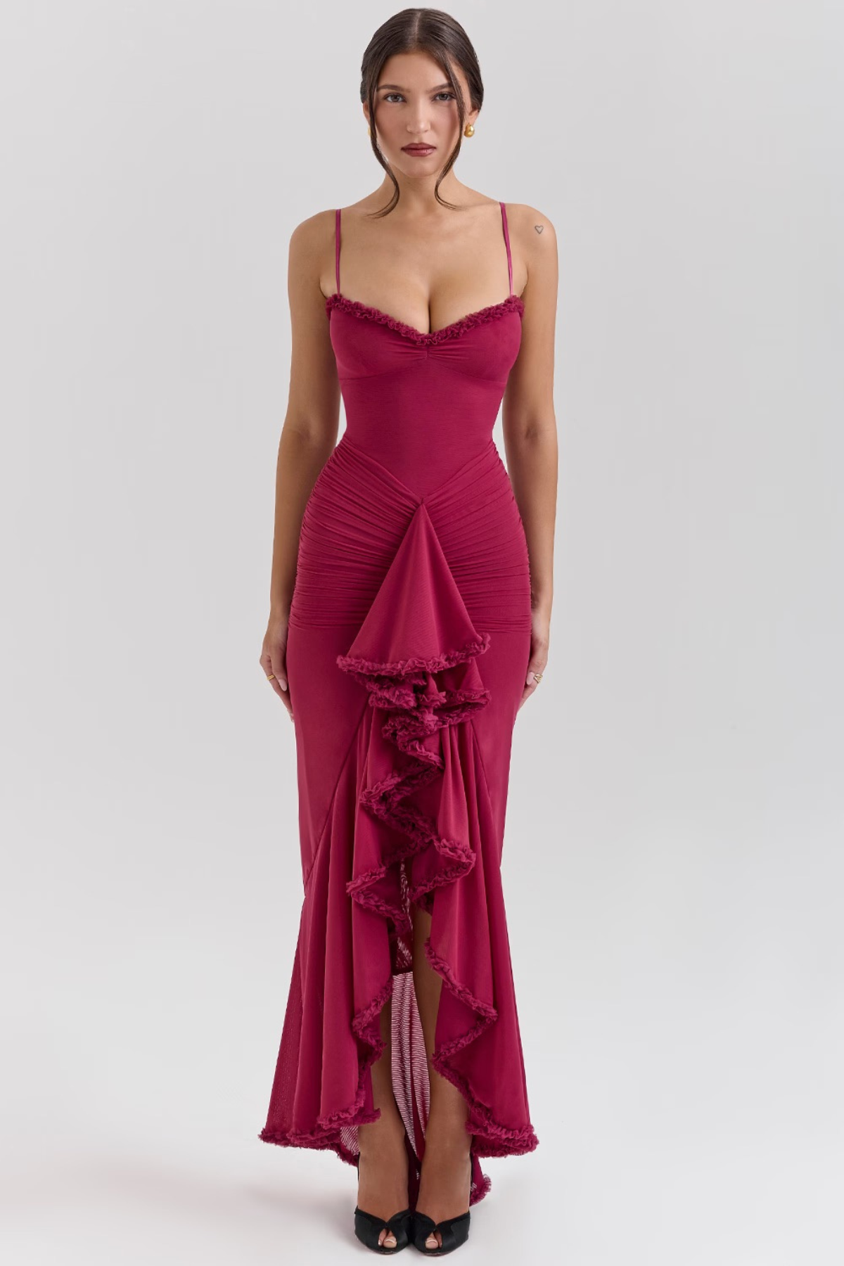 Blush & Bay™ | Ruffled Front Gown