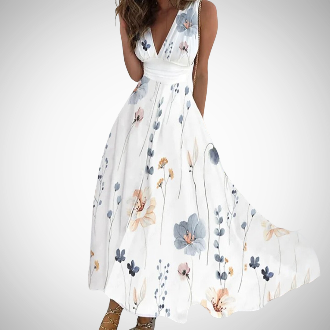 Blush & Bay™ | Timeless Floral Maxi Dress