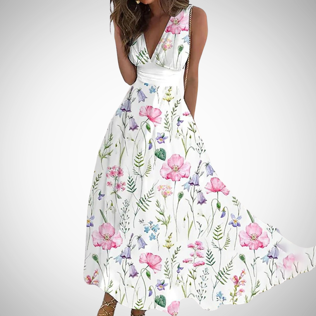 Blush & Bay™ | Timeless Floral Maxi Dress