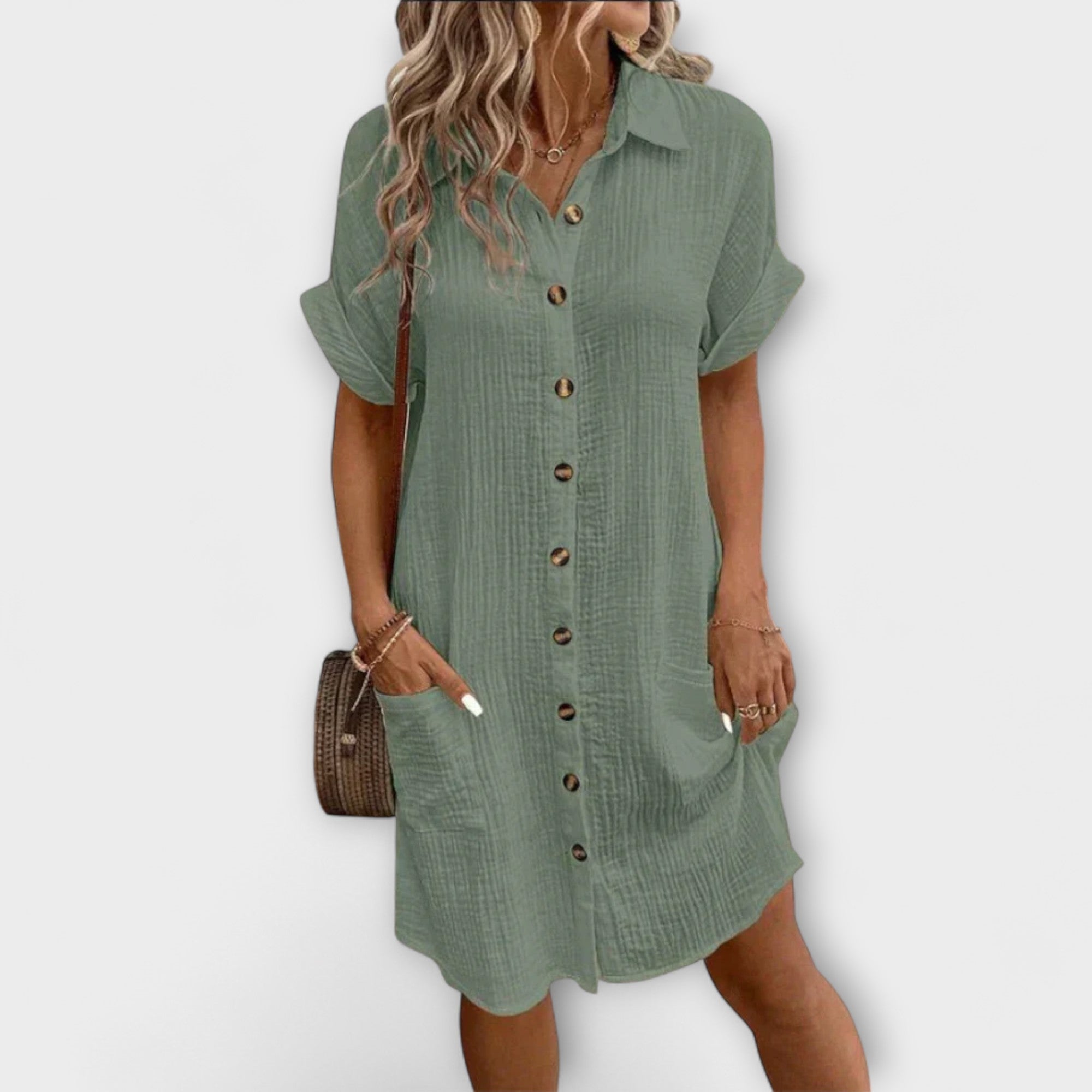 Blush & Bay™ | Classic Polo Casual Dress