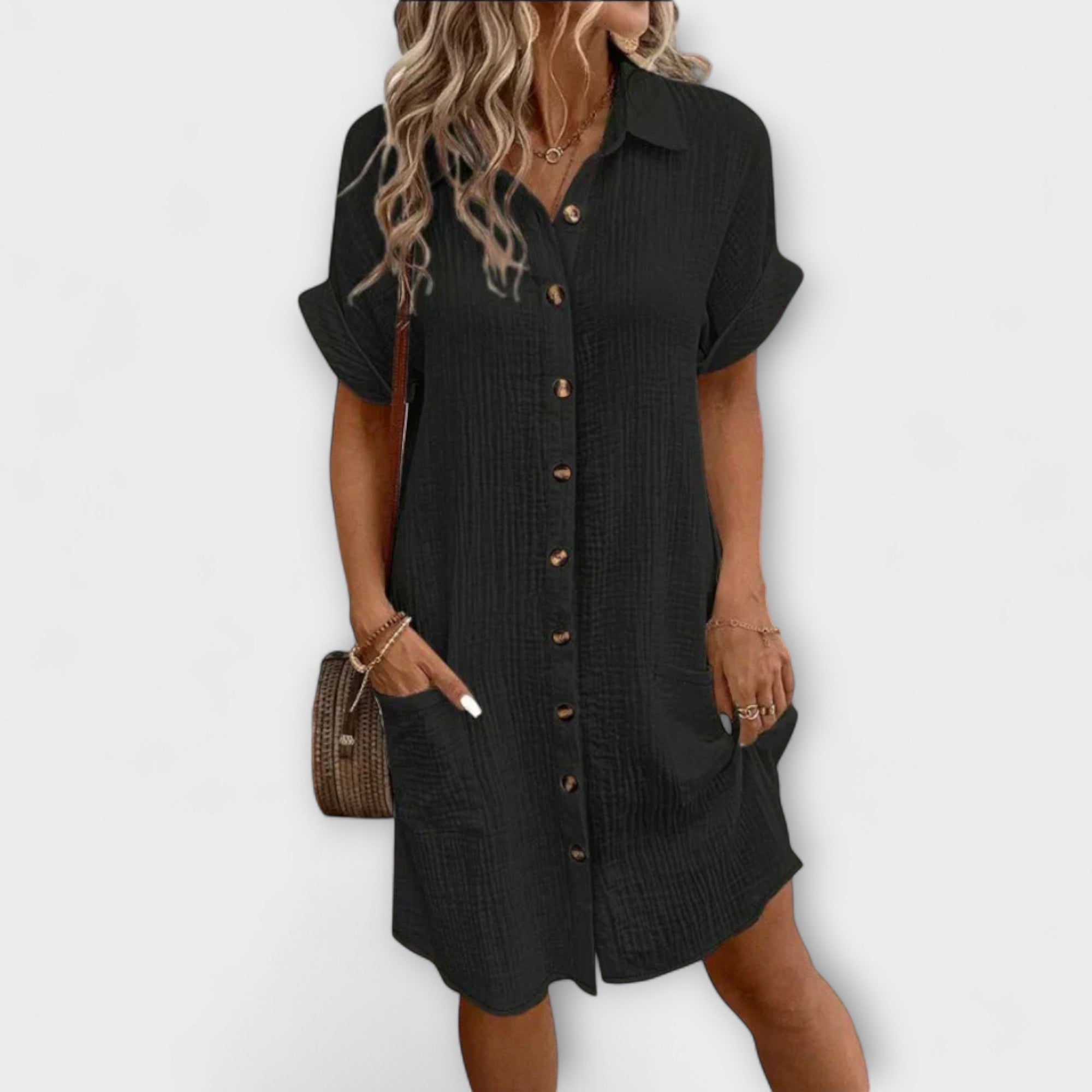 Blush & Bay™ | Classic Polo Casual Dress