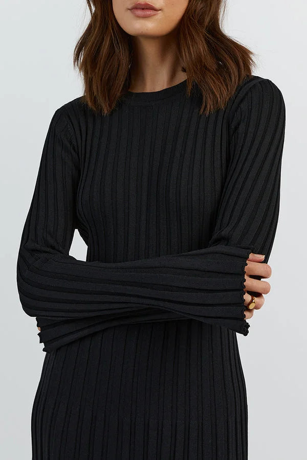 Blush & Bay™ | Crew Neck Knit Dress