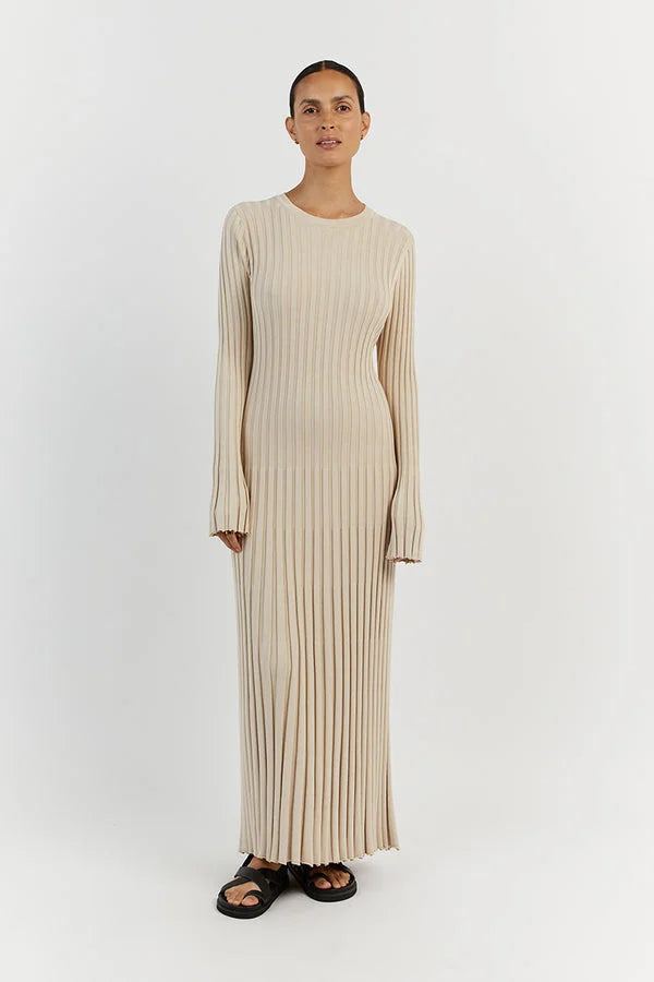 Blush & Bay™ | Crew Neck Knit Dress