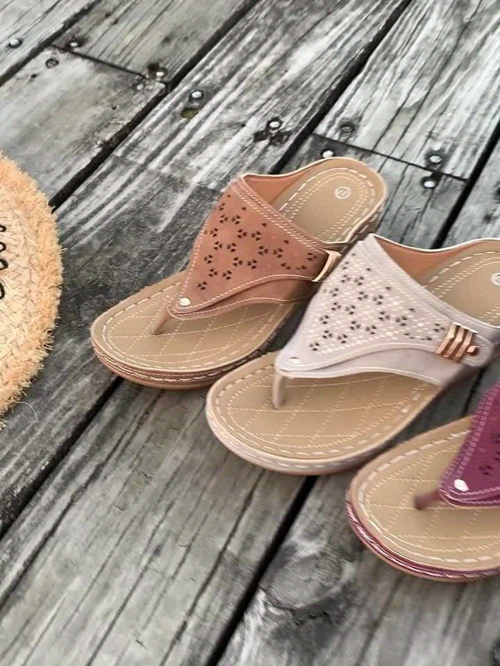 Juliette™ | Chic Orthopaedic Wedge Sandals with Arch Support