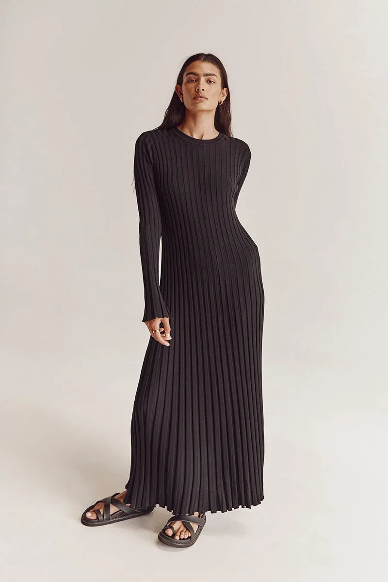 Blush & Bay™ | Crew Neck Knit Dress
