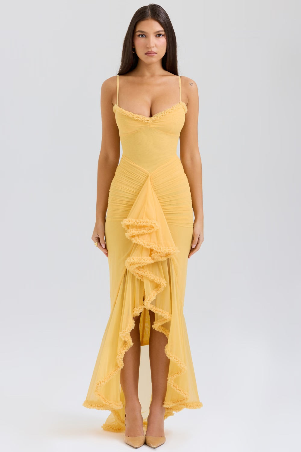 Blush & Bay™ | Ruffled Front Gown