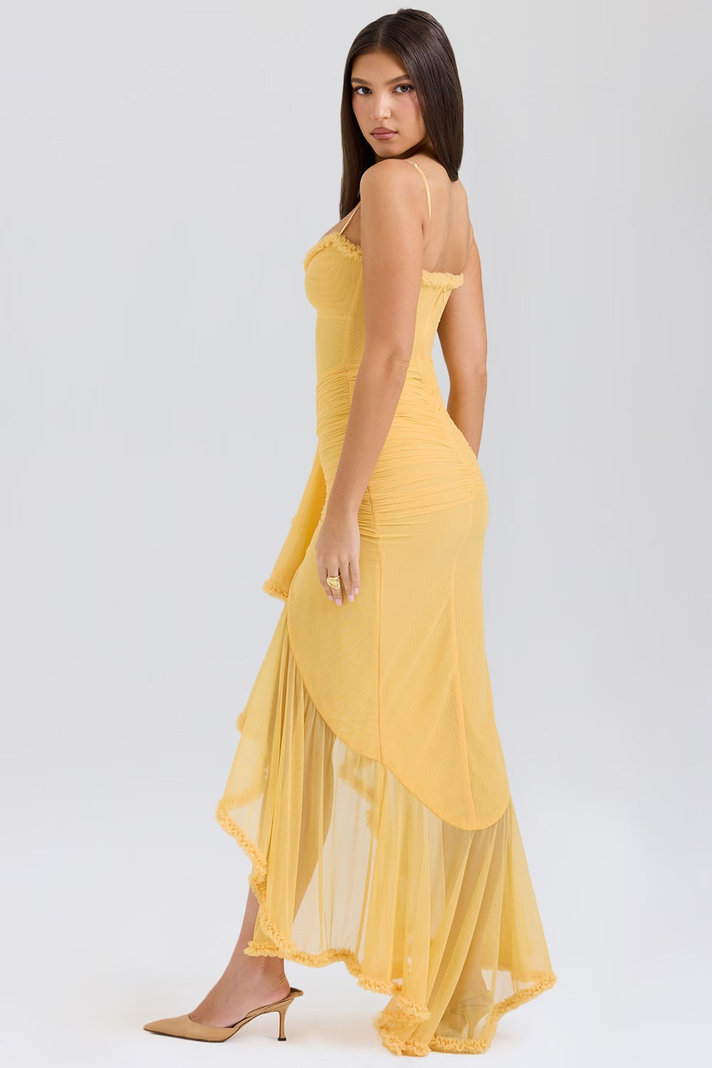 Blush & Bay™ | Ruffled Front Gown