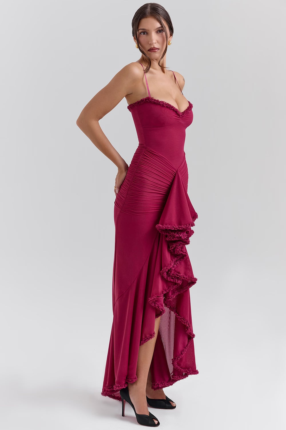Blush & Bay™ | Ruffled Front Gown