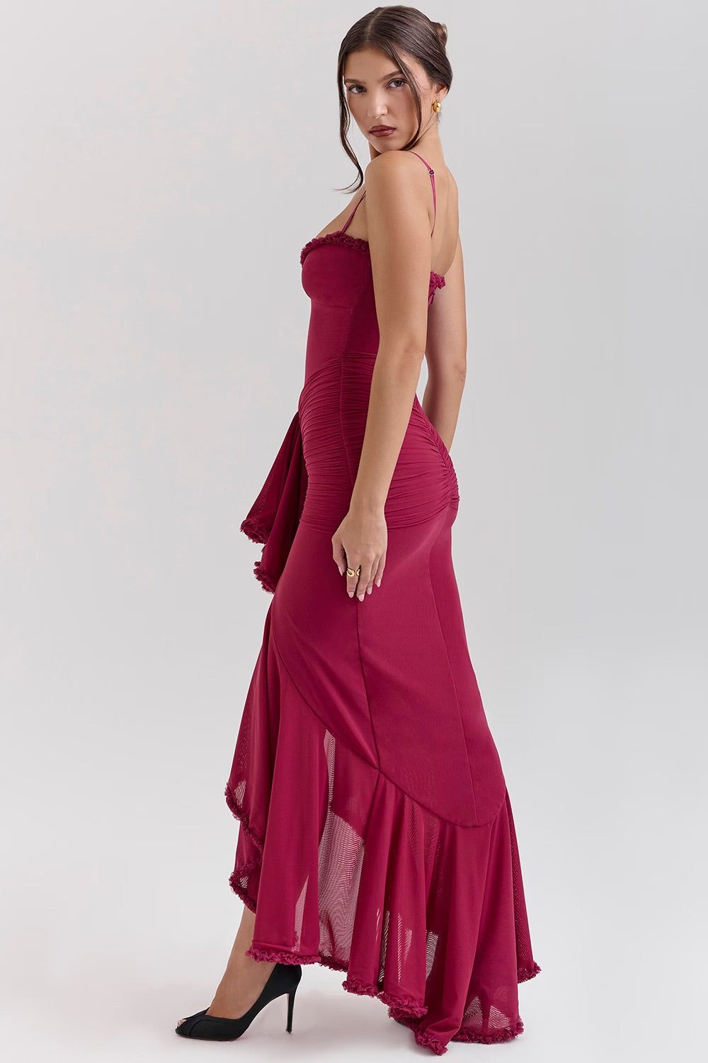 Blush & Bay™ | Ruffled Front Gown