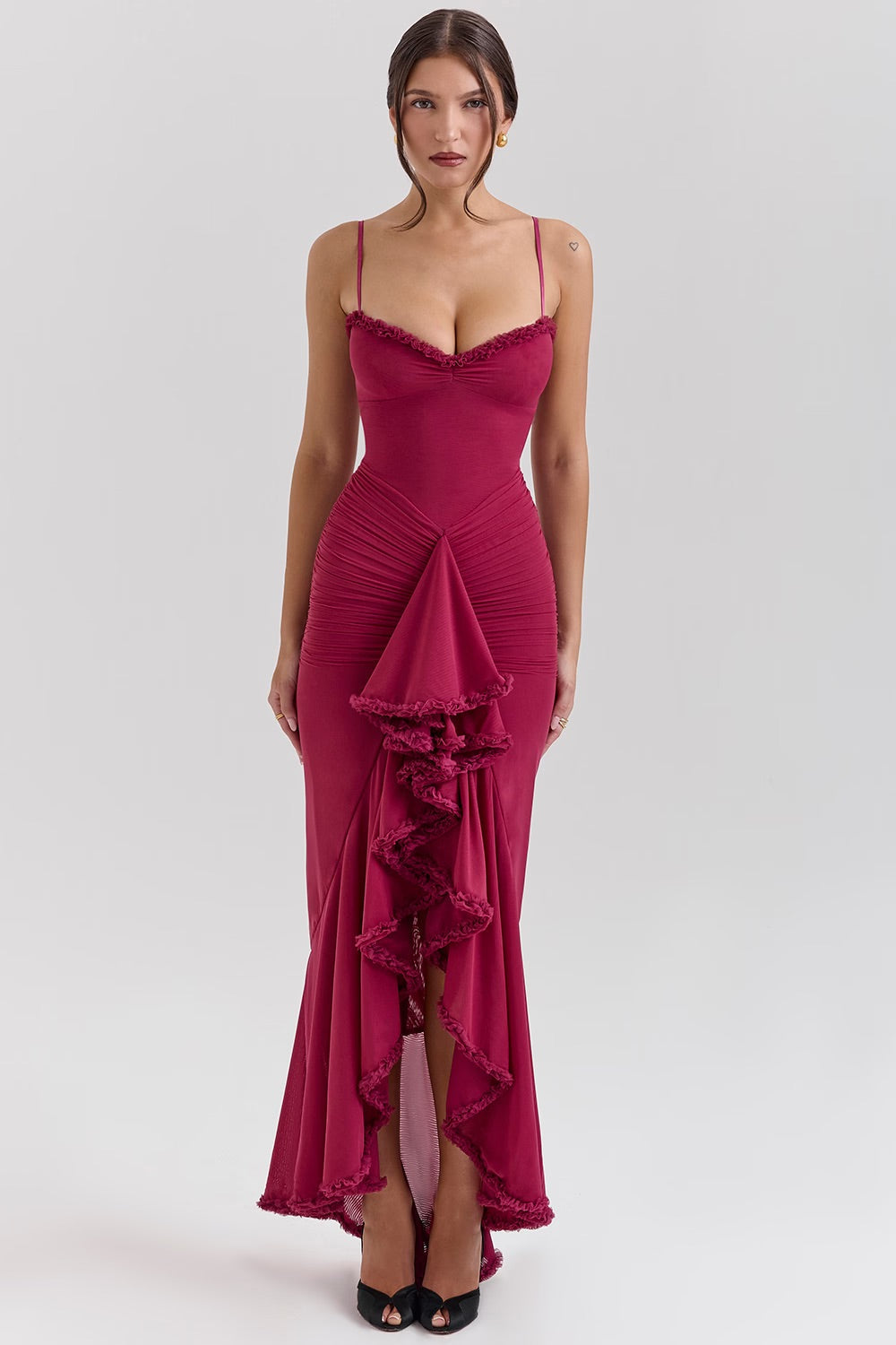 Blush & Bay™ | Ruffled Front Gown