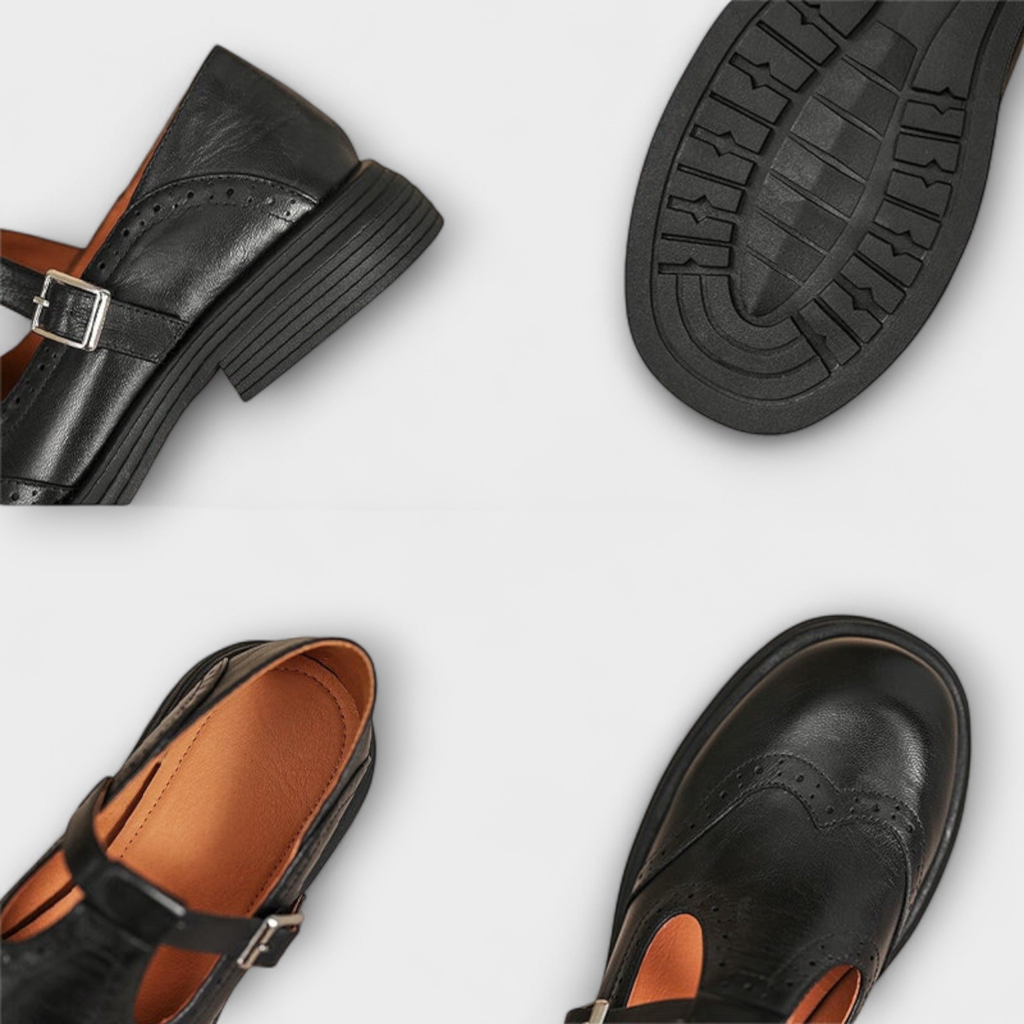 Madeleine™ | Classic Genuine Leather Mary Janes