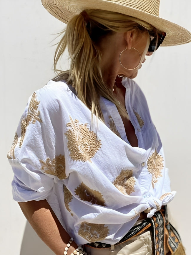 Blush & Bay™ | Ibiza Style Chique Blouse