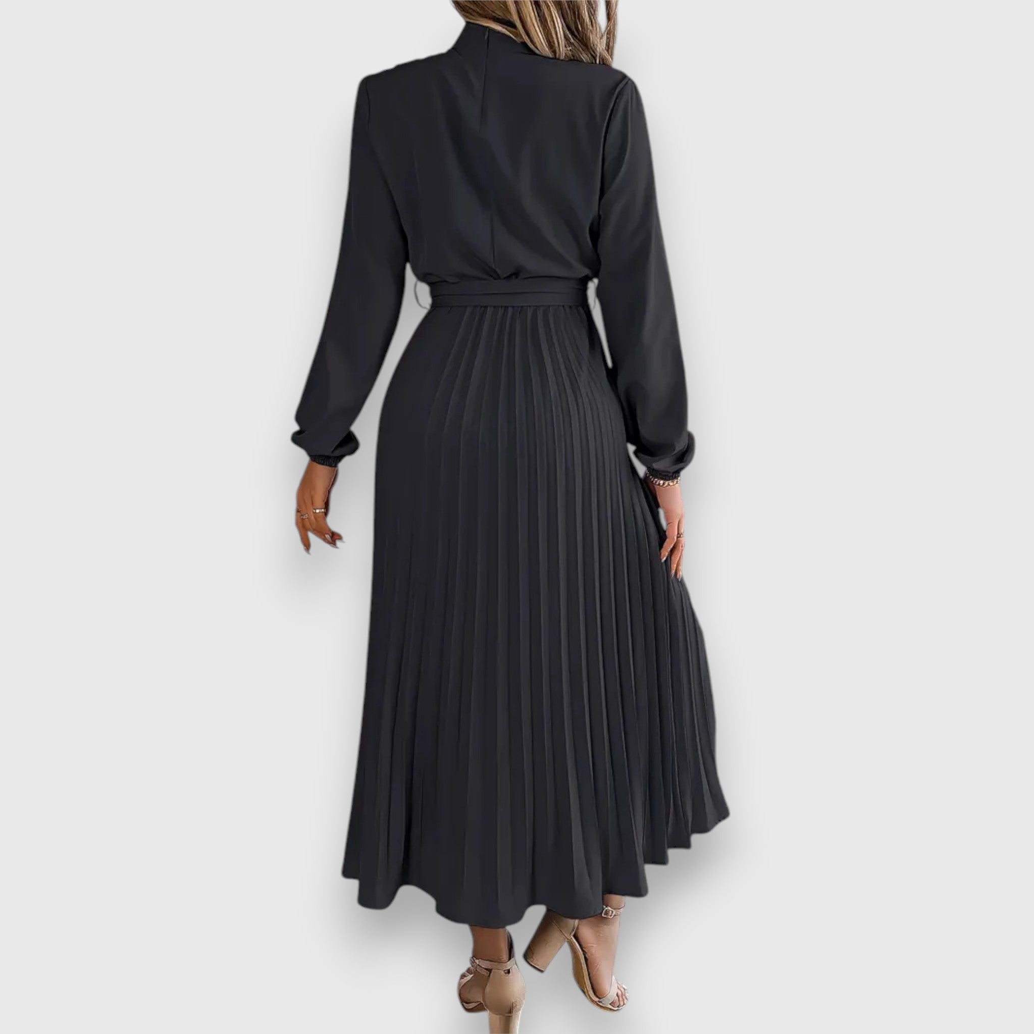 Blush & Bay™ | Pleated Midi Dress
