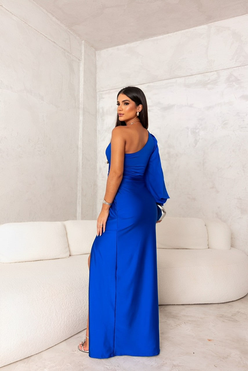 Blush &amp; Bay™ | Robe de soirée asymétrique en satin
